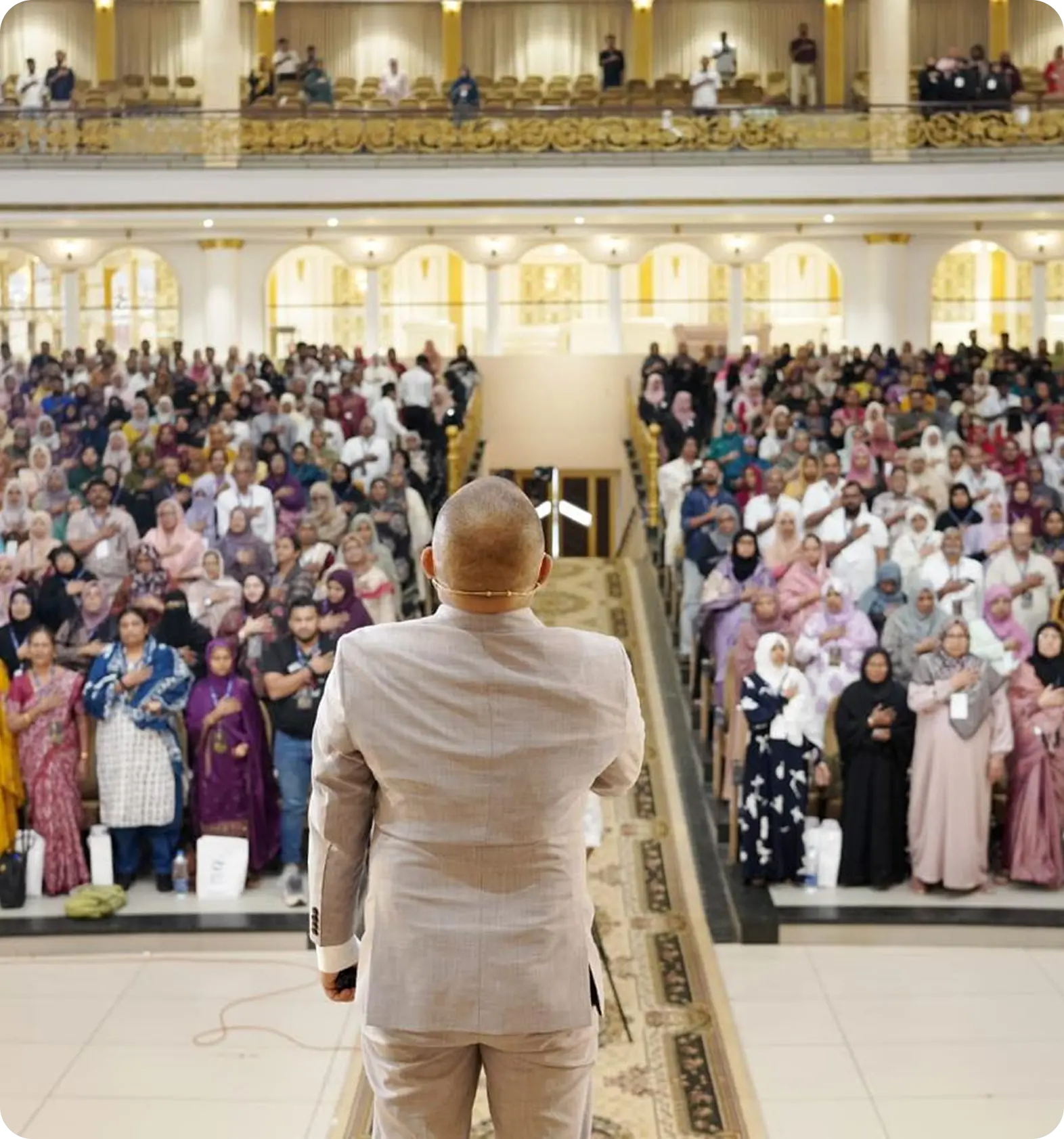 Our mission - audience at event